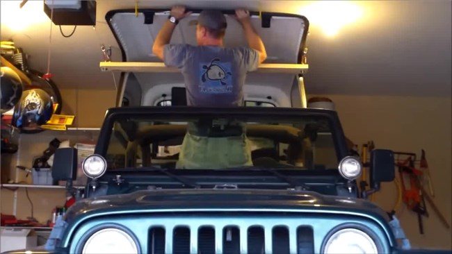 DIY Hardtop Hoist