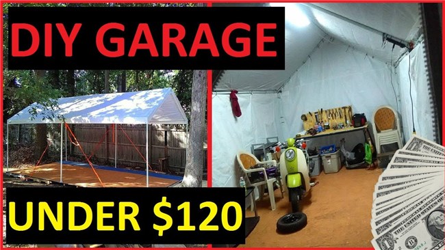 DIY Tarp Shed
