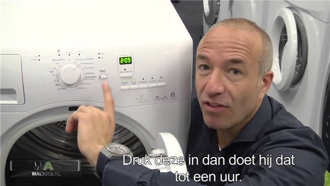 Maakt de droger gekleurde shirts zichtbaar?