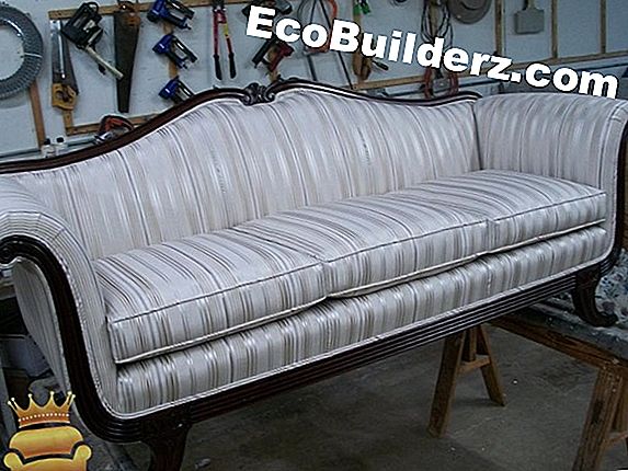 Reupholstering a Camelback Sofa