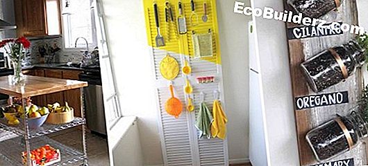 Cómo decorar un estante para utensilios de cocina