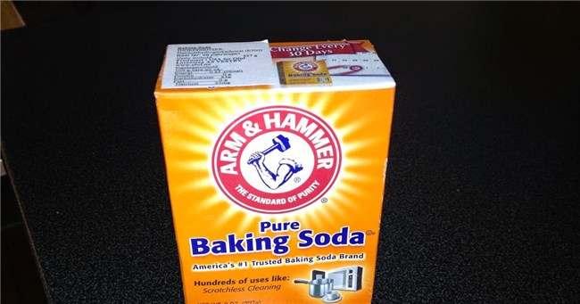 Maling: Baking Soda Eddik Stain Remover Mix